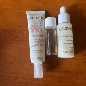 Caudalie Vinosource and Vinoperfect Serum Trio